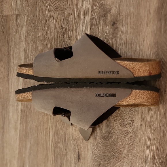 Birkenstock Two Strap Buckle Slide Sandals Men Sz 44 - Picture 3 of 5